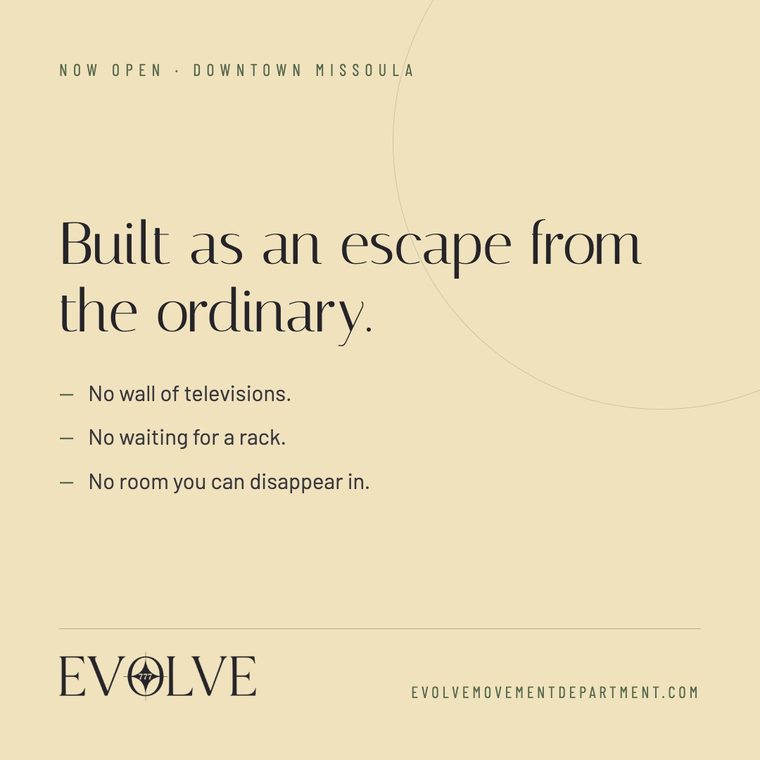 Awareness ad — Built as an escape from the ordinary